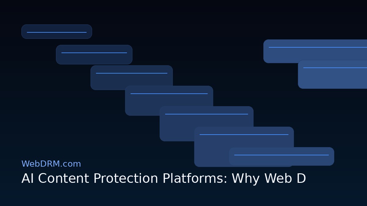 AI content protection dashboard