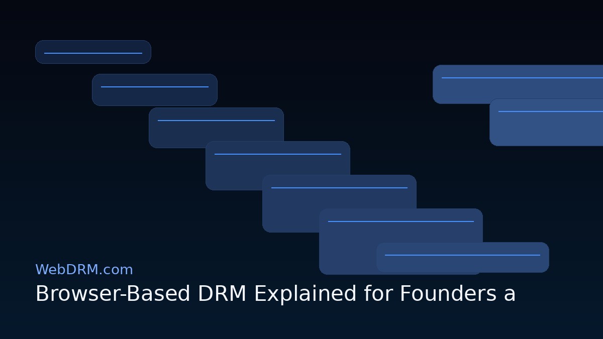 Browser DRM interface
