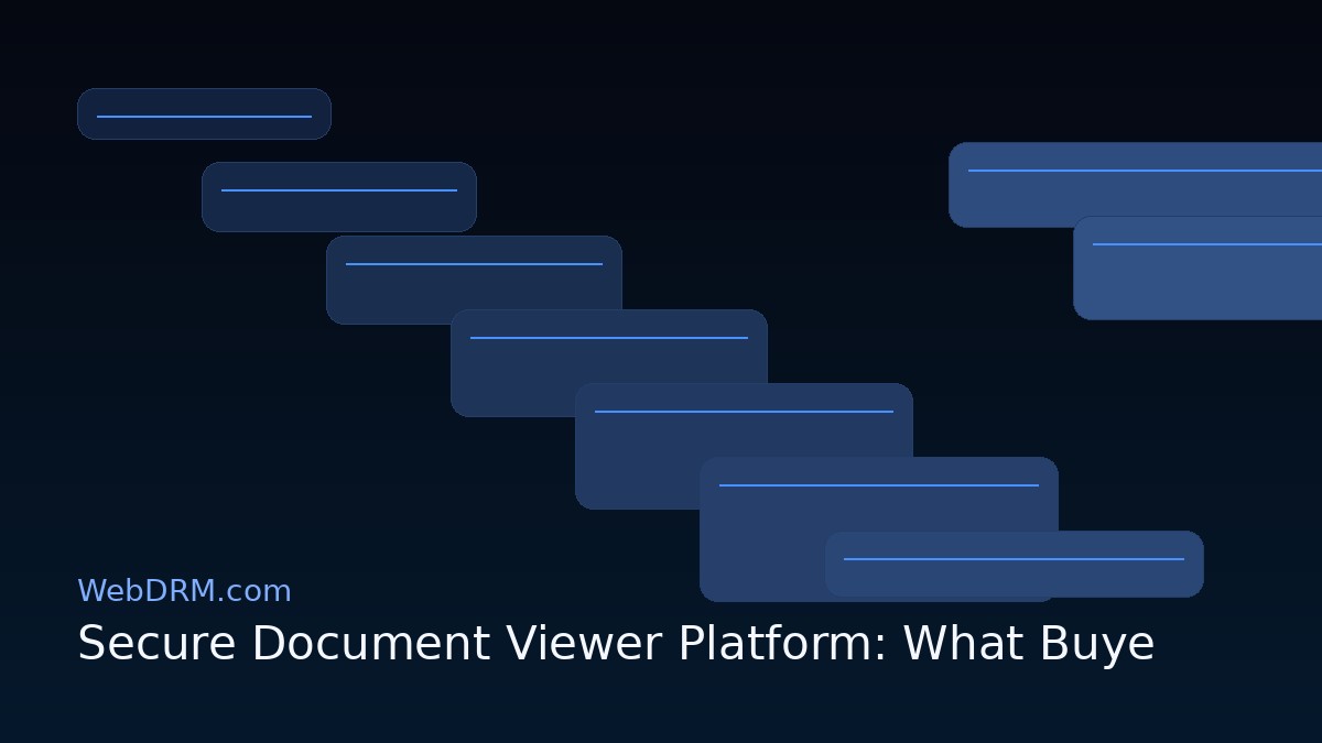 Secure Document Viewer Platform: What Buyers Actually Need