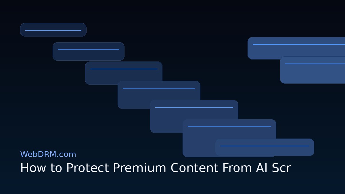 How to Protect Premium Content From AI Scraping