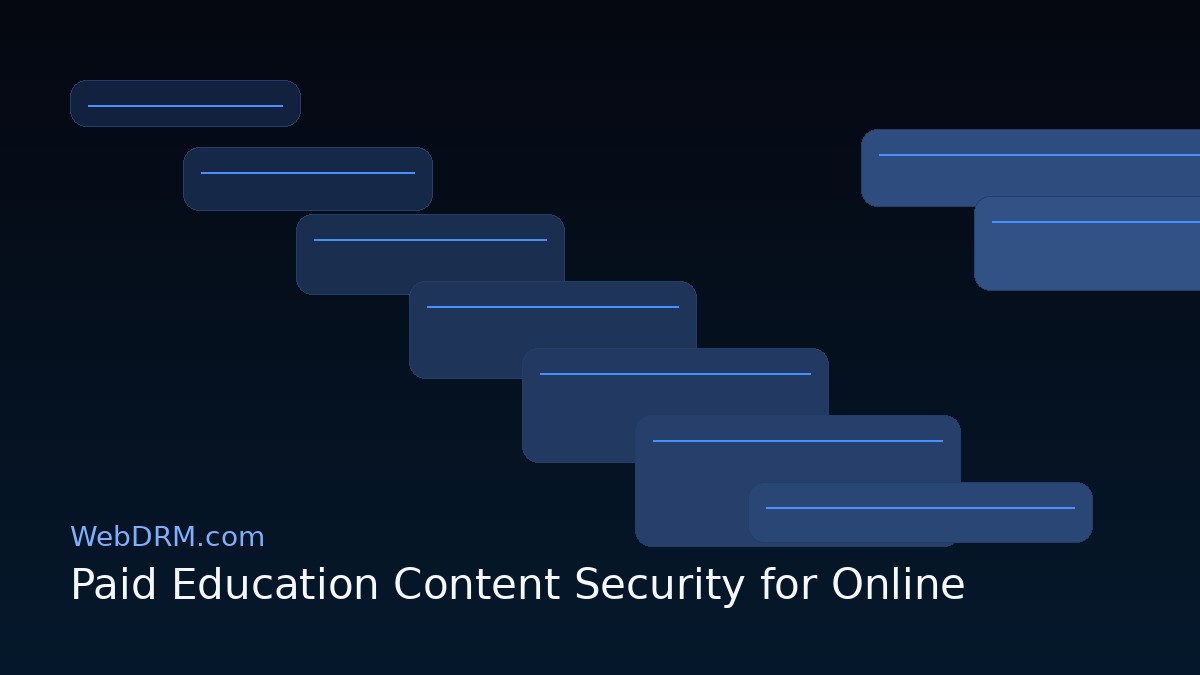 Paid Education Content Security for Online Learning Platforms