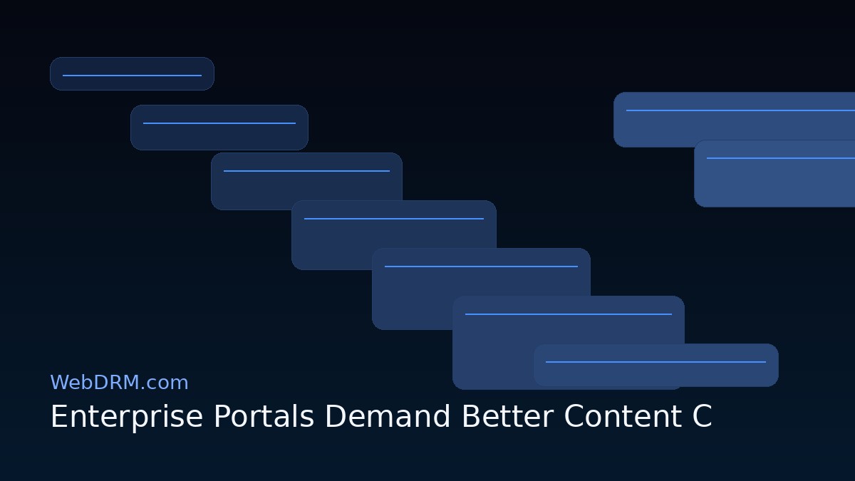 Enterprise Portals Demand Better Content Controls